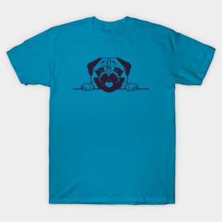 Peeking Pug T-Shirt